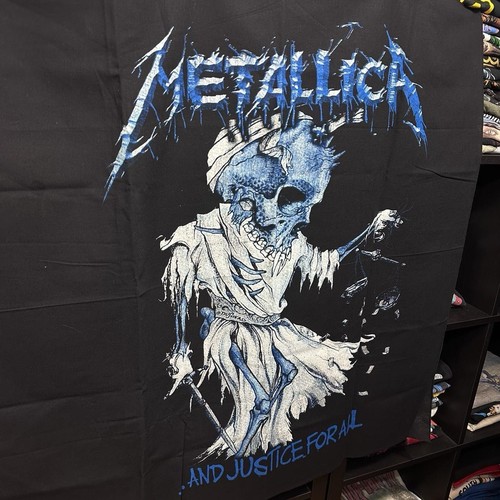 METALLICA AND JUSTICE FOR ALL BANNER FLAG FABRIC POSTER 35 X 35 vintage - Picture 2 of 5