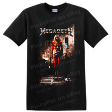 Megadeth Countdown to Extinction Album Art Rock Metal Band T Shirt Graphic Tee