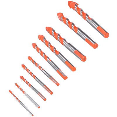 10PCS Multifunctional-Drill-Bits-Set 3/4/5/6/6/8/10/12/14/16mm Dreieckig N