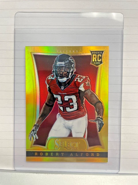 Robert Alford 2013 Panini Select #229 Gold Prizm Rookie Card RC 7/10 MINT