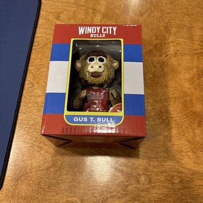 New Boxed Gus T Bull BobbleCard(head): From The Windy City Bulls' 1/3/2026 Game