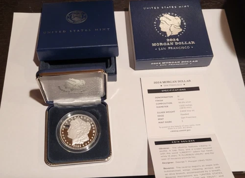 2024-S Proof Morgan Silver Dollar With OGP And COA