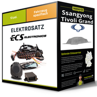 Elektrosatz 13-Pol Spezifisch für Ssangyong Tivoli Grand 06.2021-Jetzt NEU