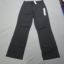 The Children's Place Chino Pants Kids Size 12 Husky Black Straight Leg Stretch