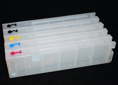 5 X 1000ML Empty Refillable Ink Cartridge T694 694 T7270D T5270D Printer *