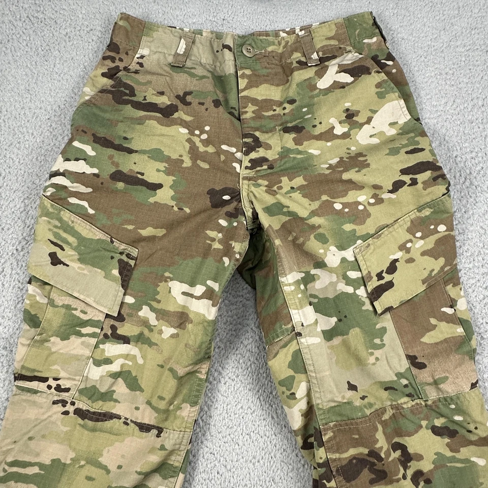 US Army Multicam Pants Mens Small 27-31 Short Camo Cargo Ripstop Insect Shield - Image 2 of 4