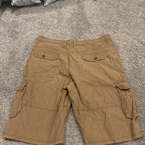 BKE Cargo Shorts Herren 38 braun Memphis sportliche Bermuda 12" Dad Y2K Baggy Skate - Bild 9 von 11