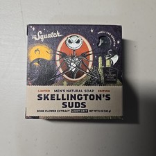 Dr. Squatch Skellington  s Suds Limited Edition Men  s Natural Soap Light Grit