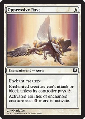 Oppressive Rays~19/165~LP~(JOU) - Journey into Nyx~MTG