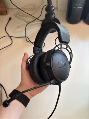 HyperX Cloud Alpha S Wired Over-Ear Gaming Headset - Blackout
