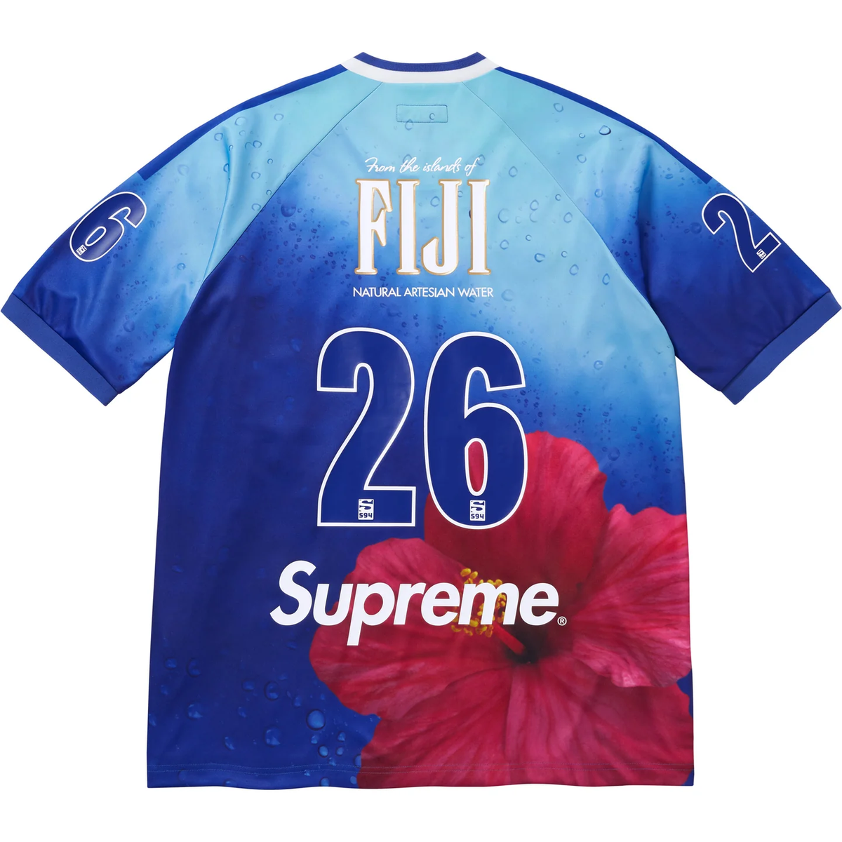 XXL Supreme FIJI Soccer Jersey Multicolor Poly Confirmed Order