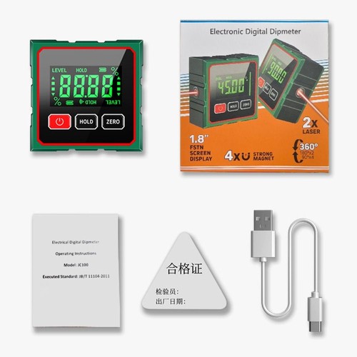 Rechargeable Angle Level Multifunctional Digital Angle Finder Home - Picture 5 of 6