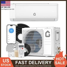 9000 BTU Mini Split 18.5 SEER2 INVERTER Ductless Air Conditioner Heat Pump 230V