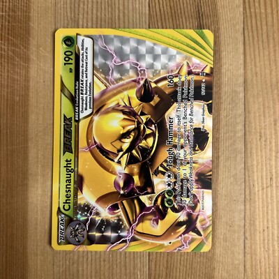 pokemon card chesnaught break Chesnaught BREAK - 12/162 - Break Rare BREAKthrough - Pokemon Card main image 1