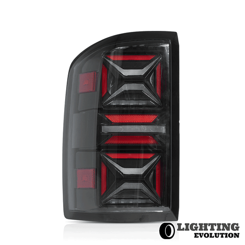 RepackagedVLAND Clear Tail Lights LED For 2014-2018 GMC Sierra 1500 2500 3500HD. - Picture 9 of 17