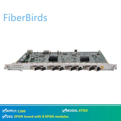 ETGO board with 8 EPON modules, ZTE 8 ports EPON board for C300 OLT