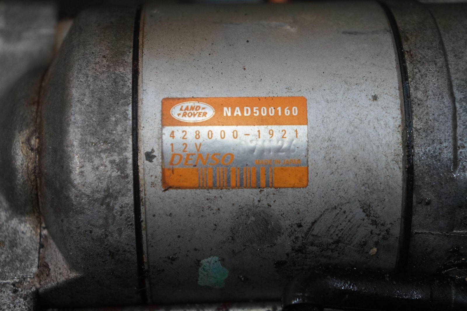 Starter Motor Denso 428000-1921 4.3L NAD500160 Aston Martin V8 Vantage 2007