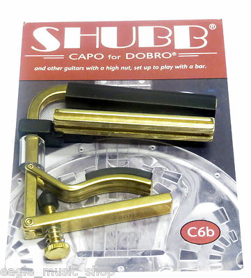 Shubb Capo C6b für Dobro, Resophonic, Resonator, Square Neck Gitarren 