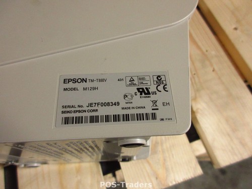Epson TM-T88IV M129H Serial Bonnen Kassa Printer Ticket POS Drucker INCL NEW PSU - Afbeelding 5 van 9