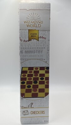 Harry Potter Checkers Set Interlocking Wizarding World