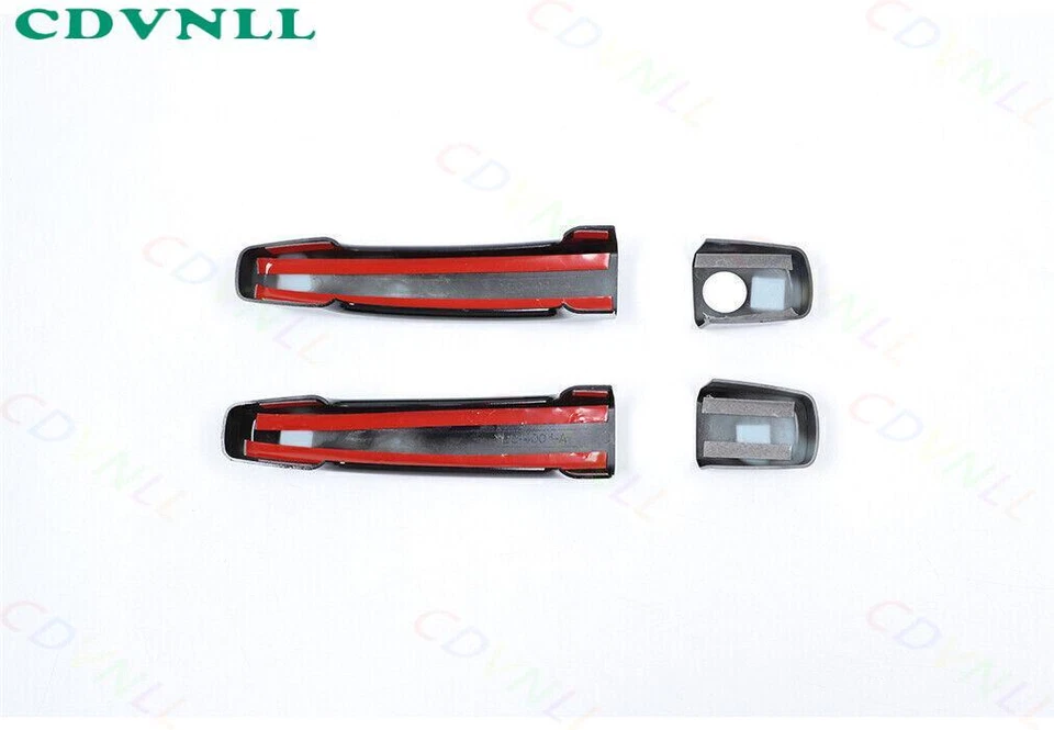 For Chevrolet Camaro 2010-2015 Bright Black Exterior Side Door Handle Frame Trim - Image 4 of 4