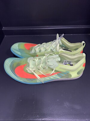 Men’s Nike Zoom Victory‎ XC 5 Cross Country Cleats AJ0847-701 Green-Orange Sz 15 Nike Zoom Victory 5 XC Men 12.5 Track Field Spikes Volt  main image 2