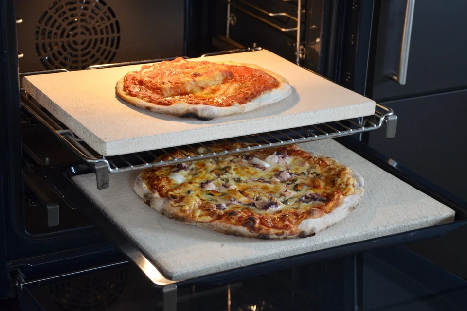 Brotback- & Pizzastein für Backofen & Grill aus Schamotte - Bild 2 von 4