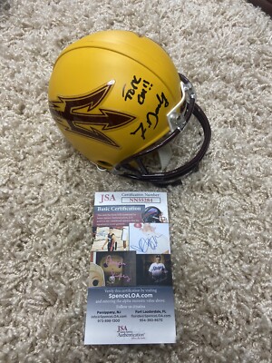 asu football helmet 2021 Riddell Arizona State Sun Devils NCAA Speed Full Size Replica : Sports & Outdoors 13 1/2 L x 9 3/4 W x 10 1/4 H. Frank Darby Autographed Arizona State