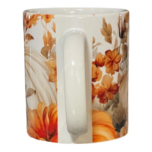 Custom Made 11oz Ceramic Coffee Mug/Cup~Pumpkin~Thanksgiving~Fall Leaves~Gift - Picture 4 of 4