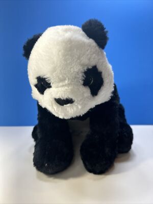 Ikea Kramig Panda Bear Super Soft Plush Black White Floppy Stuffed Animal Toy12 