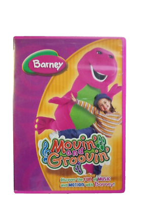 Barney, Movin' & Groovin', 2011 DVD, Children, Family, Read Along
