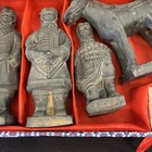 Vintage Chinese Terracotta Army Set Of 5 Warriors And Horse Replica Souvenirs — photo 3