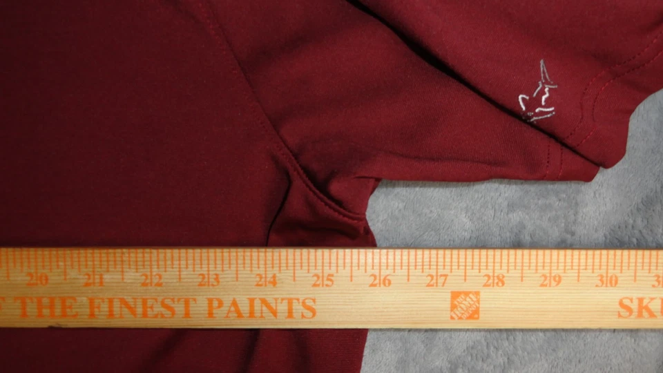 Polo Greg Norman Para Hombres Golf Borgoña Manga Corta XXL Play Dry Foto 3 de 4