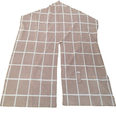 Moss Rose Womens Reversible Shawl Wrap One Size Plaid Effortless Playful NWT