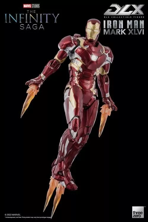 ThreeZero 1/12 Avengers Civil War Infinity Saga Iron Man Mark XLVI