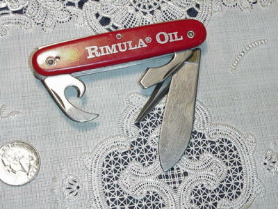 Colonial Knife Collectable Vintage Pocket Knife '' Shell Rimula Oil '' NEW!