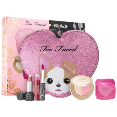 Too Faced &Kat Von D Better Together Cheek and Lip Makeup Bag Set EXPRESS POST 