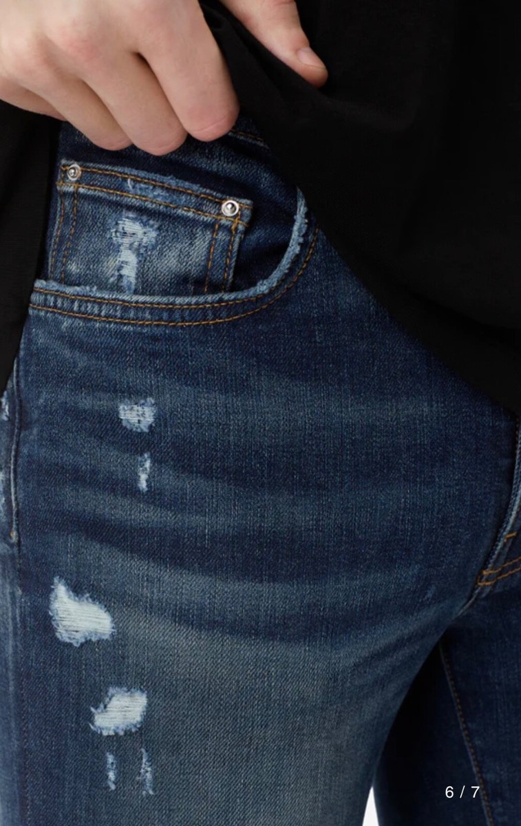 Deep classic indigo MX1 amiri jeans | eBay