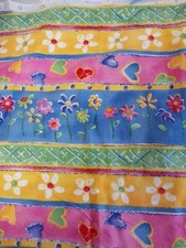 12x 26 Flower flannel Fabric