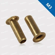 M3 Brass Tubular Rivets Vias Rivet Nuts Through Hole Rivets Hollow Grommets