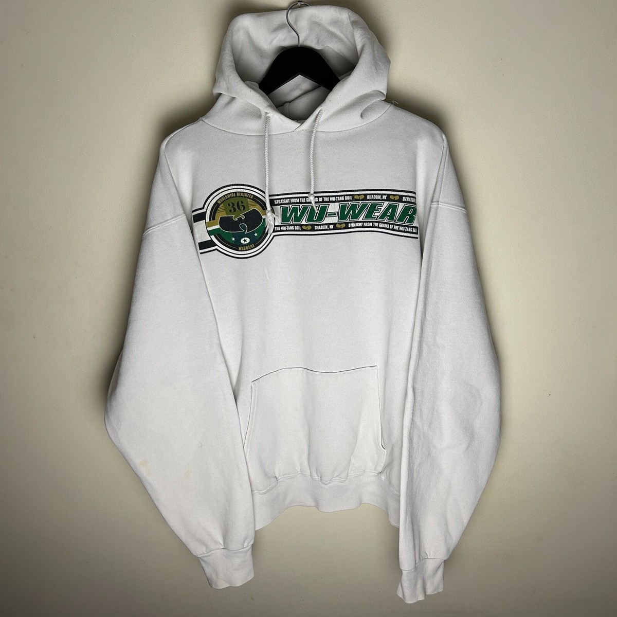 Vintage Wu-Tang Wu-Wear 90's Rap Hoodie XL