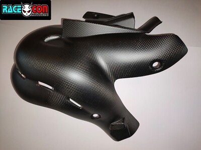 Ducati Panigale V4 V4S carbon fibre exhaust heat shield all models  2018 19 20