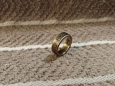 Kentucky Handcrafted Washington Quarters coin ring, size 6-1/2 2001