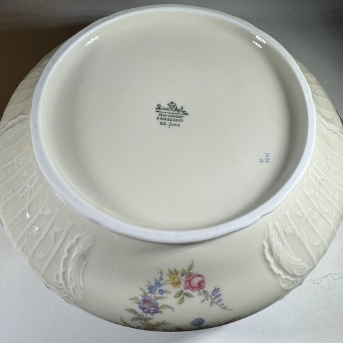 Rosenthal Ivory Sanssouci~Heirloom #3070~Selb Germany US ZONE~Casserole Dish - Picture 13 of 16
