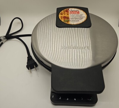 Cuisinart WMR-CA Round Classic Waffle Maker Iron - Tested Works Great