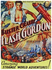 5961 Buster Crabbe as flash gordon Poster.Interior design.Decor Art.Design