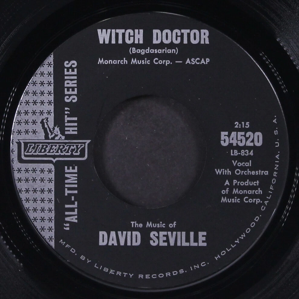 Establish pasta To jump DAVID SEVILLE: witch doctor / the bird on my head LIBERTY 7" Single 45 RPM | eBay Establish pasta To jump DAVID SEVILLE: witch doctor / the bird on my head LIBERTY 7" Single 45 RPM | eBay