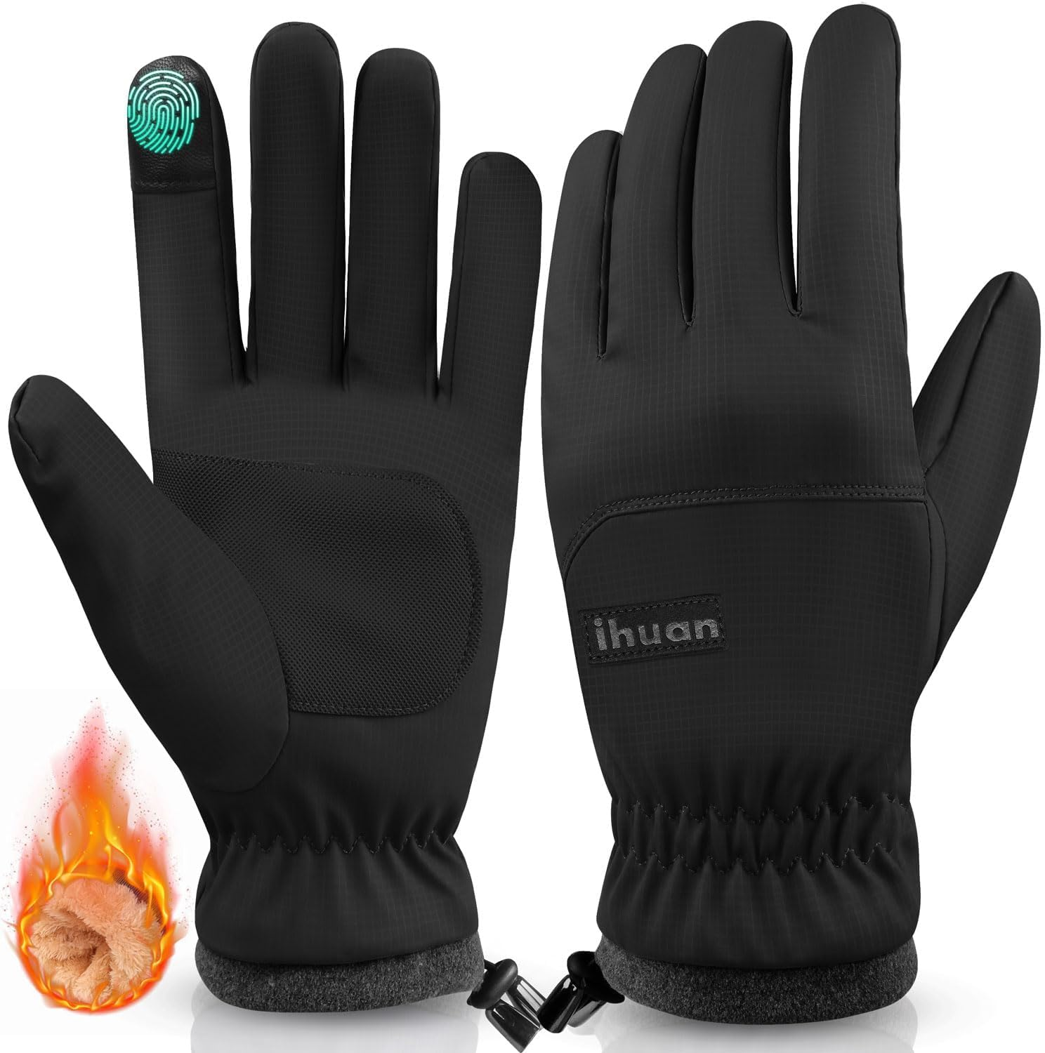 Winter Gloves Waterproof Windproof Mens Women - Warm Gloves Cold Weather, Touch-image