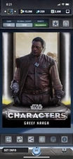 Topps Star Wars Digital Card Trader White Mandalorian Characters Greef Award