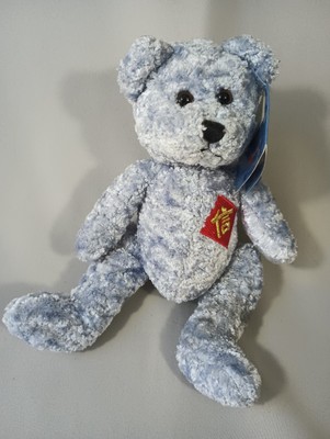 Vintage 2000 Fiesta Foo Bears II Believe Blue Collectible Teddy Bear Plush Toy